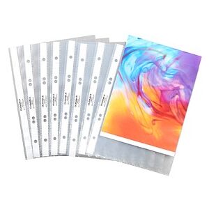 DURABLE Prospekthüllen DIN A5 transparent genarbt 0,06 mm, 100 St. DURABLE Prospekthüllen DIN A5 transparent genarbt 0,06 mm, 100 St.