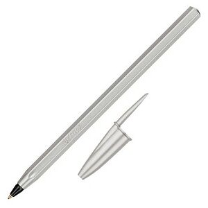 BIC Kugelschreiber Cristal Glace silber, Schreibfarbe: blau, 20 St. BIC Kugelschreiber Cristal Glace silber, Schreibfarbe: blau, 20 St.