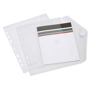 FolderSys Dokumententaschen DIN A5 transparent genarbt 0,20 mm, 10 St. FolderSys Dokumententaschen DIN A5 transparent genarbt 0,20 mm, 10 St.