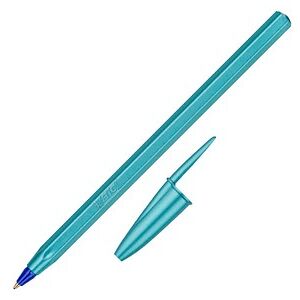 BIC Kugelschreiber Cristal Glace metallblau, Schreibfarbe: blau, 20 St. BIC Kugelschreiber Cristal Glace metallblau, Schreibfarbe: blau, 20 St.