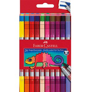 FABER-CASTELL Filzstifte farbsortiert, 20 St. FABER-CASTELL Filzstifte farbsortiert, 20 St.