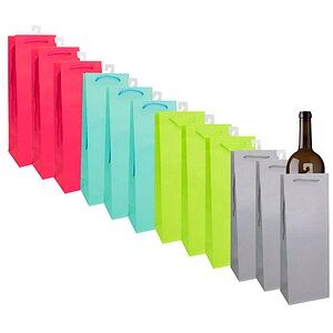 Idena Geschenktüten für Flaschen farbsortiert 12,5 x 35,0 cm, 12 St. Idena Geschenktüten für Flaschen farbsortiert 12,5 x 35,0 cm, 12 St.