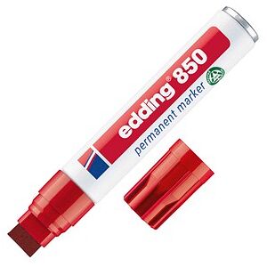 edding 850 Permanentmarker rot 5,0 - 16,0 mm, 1 St. edding 850 Permanentmarker rot 5,0 - 16,0 mm, 1 St.