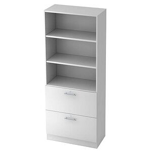hjh OFFICE PRO SIGNA G 7300 RE - Weiß abschließbarer Aktenschrank hjh OFFICE PRO SIGNA G 7300 RE - Weiß abschließbarer Aktenschrank