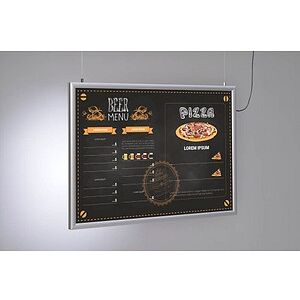 update displays LED-Leuchtrahmen Economy silber DIN A1 62,4 x 3,0 x 87,1 cm, 1 St. update displays LED-Leuchtrahmen Economy silber DIN A1 62,4 x 3,0 x 87,1 cm, 1 St.