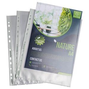 Exacompta Prospekthüllen Forever DIN A4+ transparent genarbt 0,09 mm, 50 St. Exacompta Prospekthüllen Forever DIN A4+ transparent genarbt 0,09 mm, 50 St.
