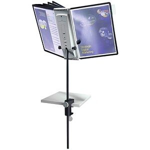 DURABLE Sichttafelsystem SHERPA® Display System desk clamp 10 581800 DIN A4 schwarz mit 10 St. Sichttafeln, 1 St. DURABLE Sichttafelsystem SHERPA® Display System desk clamp 10 581800 DIN A4 schwarz mit 10 St. Sichttafeln, 1 St.