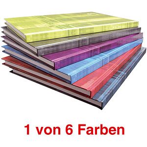 Clairefontaine Notizbuch DIN A4 kariert, farbsortiert Hardcover 192 Seiten, 1 St. Clairefontaine Notizbuch DIN A4 kariert, farbsortiert Hardcover 192 Seiten, 1 St.