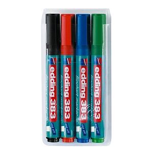 edding 383 Flipchart-Marker farbsortiert 1,0 - 5,0 mm, 4 St. edding 383 Flipchart-Marker farbsortiert 1,0 - 5,0 mm, 4 St.