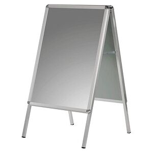 FRANKEN Kundenstopper Standard silber DIN A0 2 Fächer 89,0 x 98,0 x 144,0 cm, 1 St. FRANKEN Kundenstopper Standard silber DIN A0 2 Fächer 89,0 x 98,0 x 144,0 cm, 1 St.