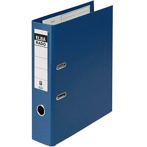 ELBA rado plast Ordner blau Kunststoff 8,0 cm DIN A4, 1 St. ELBA rado plast Ordner blau Kunststoff 8,0 cm DIN A4, 1 St.