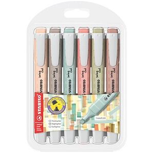 STABILO swing cool NatureCOLORS Textmarker farbsortiert, 6 St. STABILO swing cool NatureCOLORS Textmarker farbsortiert, 6 St.