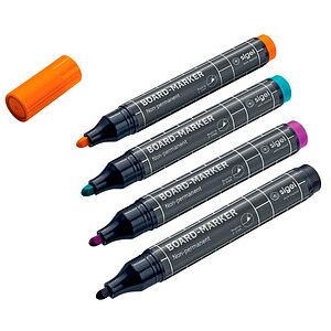 SIGEL Whiteboard- und Flipchart-Marker farbsortiert 2,0 - 3,0 mm, 4 St. SIGEL Whiteboard- und Flipchart-Marker farbsortiert 2,0 - 3,0 mm, 4 St.