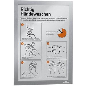 DURABLE Magnetrahmen selbstklebend DURAFRAME® silber A4, 2 St. DURABLE Magnetrahmen selbstklebend DURAFRAME® silber A4, 2 St.