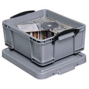 Really Useful Box Aufbewahrungsbox - 18L, Silber - 48x39x20cm Really Useful Box Aufbewahrungsbox - 18L, Silber - 48x39x20cm