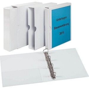 EICHNER Präsentationsringbuch 4-Ringe weiß 6,0 cm DIN A4, 1 St. EICHNER Präsentationsringbuch 4-Ringe weiß 6,0 cm DIN A4, 1 St.