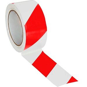 EICHNER Bodenmarkierungsband rot, weiß 5,0 cm x 33,0 m EICHNER Bodenmarkierungsband rot, weiß 5,0 cm x 33,0 m