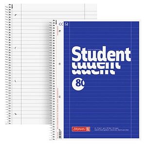 BRUNNEN Collegeblock Student liniert DIN A4 mit Rand, 5 St. BRUNNEN Collegeblock Student liniert DIN A4 mit Rand, 5 St.