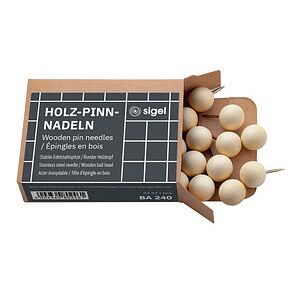 SIGEL Pinnnadeln braun, 25 St. SIGEL Pinnnadeln braun, 25 St.