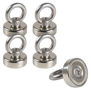 EICHNER Ösen Magnete silber, Metall Ø 2,5 x 7,7 cm, 5 St. EICHNER Ösen Magnete silber, Metall Ø 2,5 x 7,7 cm, 5 St.