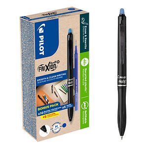 PILOT FRIXION ball + Tintenroller 0,7 mm, Schreibfarbe: blau, 10 St. PILOT FRIXION ball + Tintenroller 0,7 mm, Schreibfarbe: blau, 10 St.