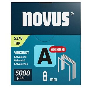novus Tackerklammern Feindraht superhart 53/8, 5.000 St. novus Tackerklammern Feindraht superhart 53/8, 5.000 St.