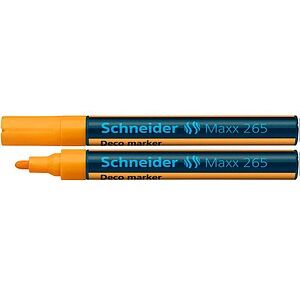 Schneider Maxx 265 Kreidemarker orange 2,0 - 3,0 mm, 1 St. Schneider Maxx 265 Kreidemarker orange 2,0 - 3,0 mm, 1 St.
