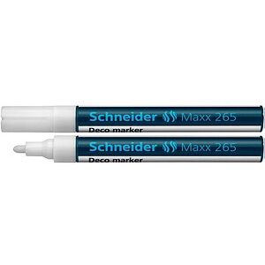 Schneider Maxx 265 Kreidemarker weiß 2,0 - 3,0 mm, 1 St. Schneider Maxx 265 Kreidemarker weiß 2,0 - 3,0 mm, 1 St.