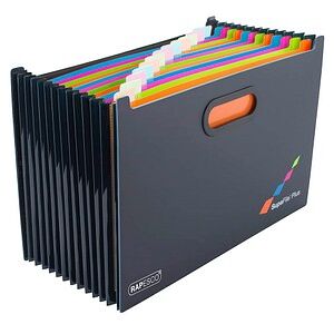 RAPESCO® Fächermappe Supafile Plus 13 Fächer schwarz, 1 St. RAPESCO® Fächermappe Supafile Plus 13 Fächer schwarz, 1 St.
