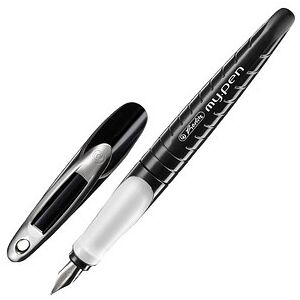 herlitz my.pen Patronenfüller schwarz/weiß M (mittel), 1 St. herlitz my.pen Patronenfüller schwarz/weiß M (mittel), 1 St.