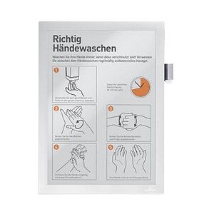 DURABLE Magnetrahmen DURAFRAME® MAGNETIC NOTE silber A4, 1 St. DURABLE Magnetrahmen DURAFRAME® MAGNETIC NOTE silber A4, 1 St.