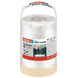 tesa EASY COVER® ECONOMY M Abdeckfolie transparent 55,0 cm x 33,0 m 1 Rolle tesa EASY COVER® ECONOMY M Abdeckfolie transparent 55,0 cm x 33,0 m 1 Rolle