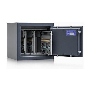 ISS safe4key Schlüsseltresor grau mit 72 Haken, Doppelbartschloss, 42,0 x 42,0 x 40,0 cm, 1 St. ISS safe4key Schlüsseltresor grau mit 72 Haken, Doppelbartschloss, 42,0 x 42,0 x 40,0 cm, 1 St.
