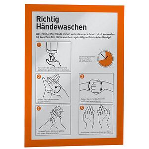 DURABLE Magnetrahmen selbstklebend DURAFRAME® orange A4, 2 St. DURABLE Magnetrahmen selbstklebend DURAFRAME® orange A4, 2 St.