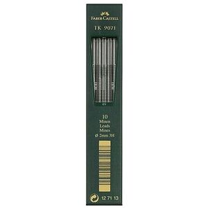 FABER-CASTELL TK 9071 Fallminen-Bleistiftminen schwarz 3H 2,0 mm, 10 St. FABER-CASTELL TK 9071 Fallminen-Bleistiftminen schwarz 3H 2,0 mm, 10 St.