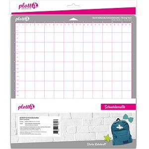 plottiX Schneidematte für Schneideplotter stark klebend 305 x 305 mm (12 x 12 Zoll) , 1 St. plottiX Schneidematte für Schneideplotter stark klebend 305 x 305 mm (12 x 12 Zoll) , 1 St.