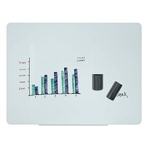 Bi-Office Glas-Magnettafel 150,0 x 120,0 cm weiß Bi-Office Glas-Magnettafel 150,0 x 120,0 cm weiß