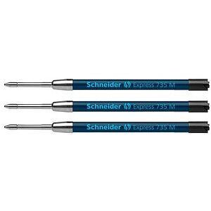 Schneider Express 735 Kugelschreiberminen M schwarz, 3 St. Schneider Express 735 Kugelschreiberminen M schwarz, 3 St.