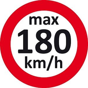 EICHNER Aufkleber Geschwindigkeit 180 km/h, rot/weiß, 100 St. EICHNER Aufkleber Geschwindigkeit 180 km/h, rot/weiß, 100 St.