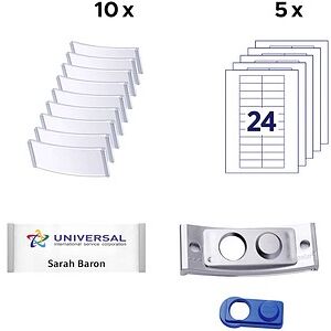 AVERY Zweckform Namensschilder mit Magnet 6,8 x 2,2 cm, 10 St. AVERY Zweckform Namensschilder mit Magnet 6,8 x 2,2 cm, 10 St.
