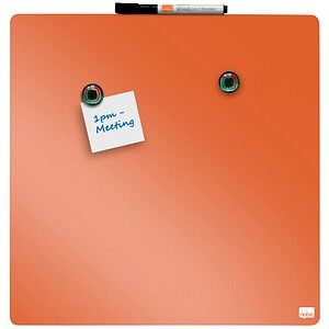 nobo Magnettafel beschreibbar 36,0 x 36,0 cm orange nobo Magnettafel beschreibbar 36,0 x 36,0 cm orange
