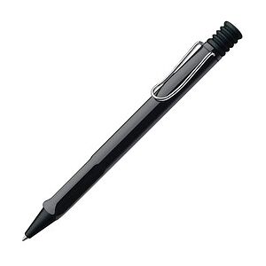 LAMY Kugelschreiber safari schwarz hochglänzend, Schreibfarbe: schwarz, 1 St. LAMY Kugelschreiber safari schwarz hochglänzend, Schreibfarbe: schwarz, 1 St.