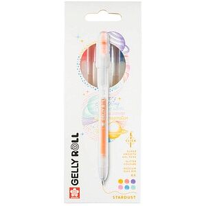Sakura Gelly Roll Retractable Classic Gelschreiber transparent 0,45 mm, Schreibfarbe: farbsortiert, 6 St. Sakura Gelly Roll Retractable Classic Gelschreiber transparent 0,45 mm, Schreibfarbe: farbsortiert, 6 St.