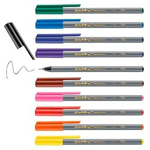 edding 55 Fineliner-Set farbsortiert 0,3 mm, 10 St. edding 55 Fineliner-Set farbsortiert 0,3 mm, 10 St.