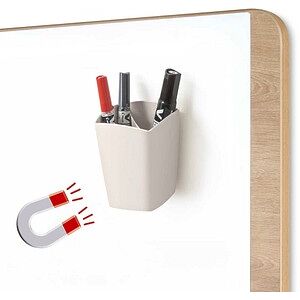 cep magnetischer Stiftehalter 530M TERRA NOVA beige recycelbares Polystyrol 7,4 x 7,8 x 9,5 cm cep magnetischer Stiftehalter 530M TERRA NOVA beige recycelbares Polystyrol 7,4 x 7,8 x 9,5 cm