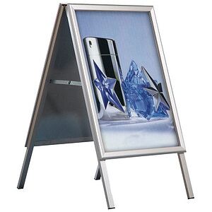 update displays Kundenstopper silber DIN A1 2 Fächer 63,7 x 80,0 x 100,5 cm, 1 St. update displays Kundenstopper silber DIN A1 2 Fächer 63,7 x 80,0 x 100,5 cm, 1 St.