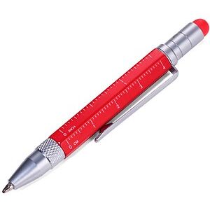 TROIKA® Kugelschreiber LILIPUT TOOL PEN rot, Schreibfarbe: schwarz, 1 St. TROIKA® Kugelschreiber LILIPUT TOOL PEN rot, Schreibfarbe: schwarz, 1 St.