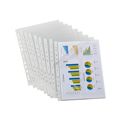 EICHNER Prospekthüllen DIN A4 glasklar glatt 0,12 mm, 100 St. EICHNER Prospekthüllen DIN A4 glasklar glatt 0,12 mm, 100 St.