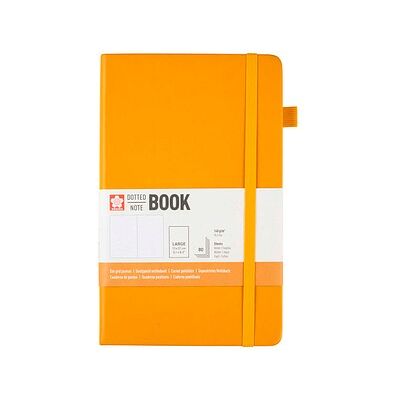 Sakura Notizbuch ca. DIN A5 punktkariert, japanischer kerrie Hardcover 160 Seiten, 1 St. Sakura Notizbuch ca. DIN A5 punktkariert, japanischer kerrie Hardcover 160 Seiten, 1 St.