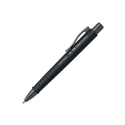 FABER-CASTELL Kugelschreiber POLY BALL Urban All Black, Schreibfarbe: blau, 1 St. FABER-CASTELL Kugelschreiber POLY BALL Urban All Black, Schreibfarbe: blau, 1 St.